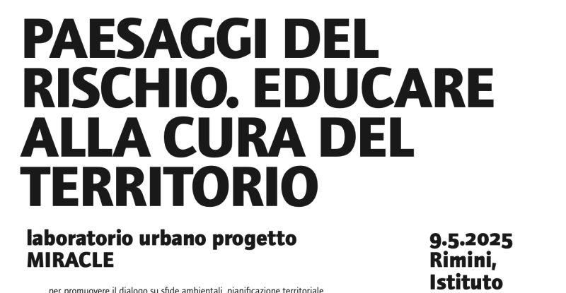 Progetto MIRACLE laboratorio urbano